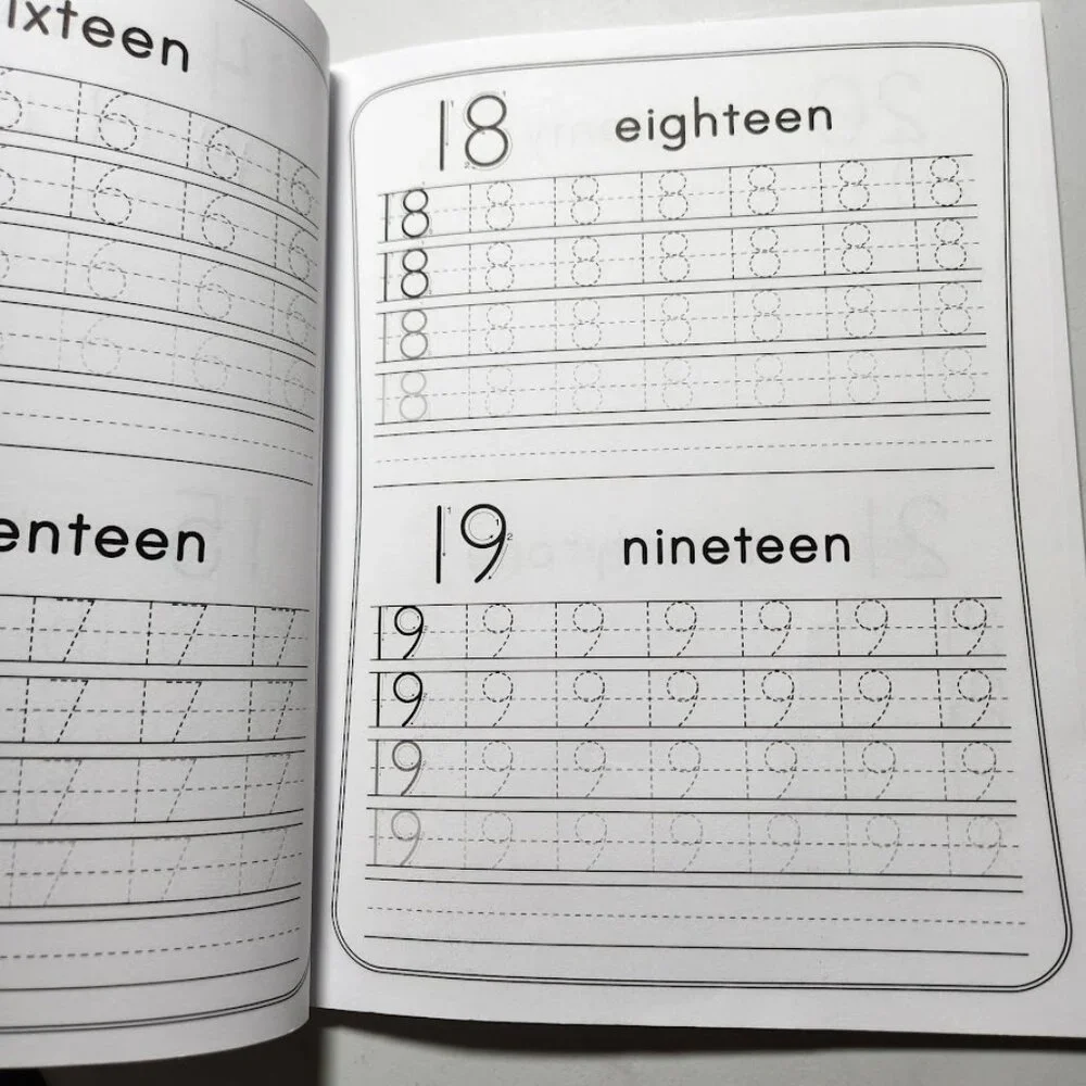 Tracing Numbers 1-100 For Kindergarten Workbook Activity Book Paperback Practice